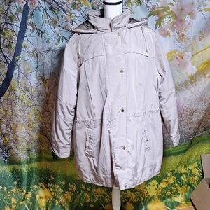 Women's Light Cream Bomber Jacket